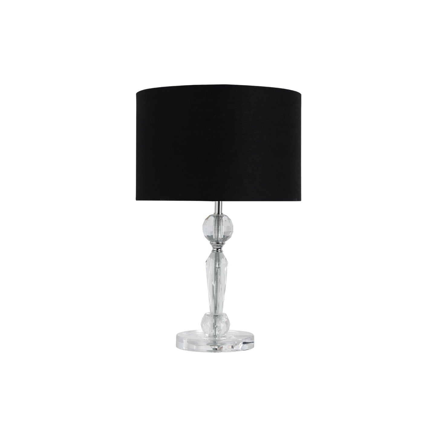 Acrylic Frum Shape Table Lamp - Black