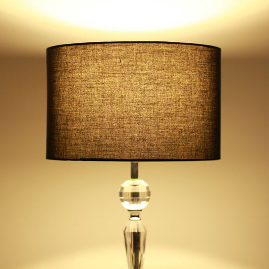 Acrylic Frum Shape Table Lamp - Black