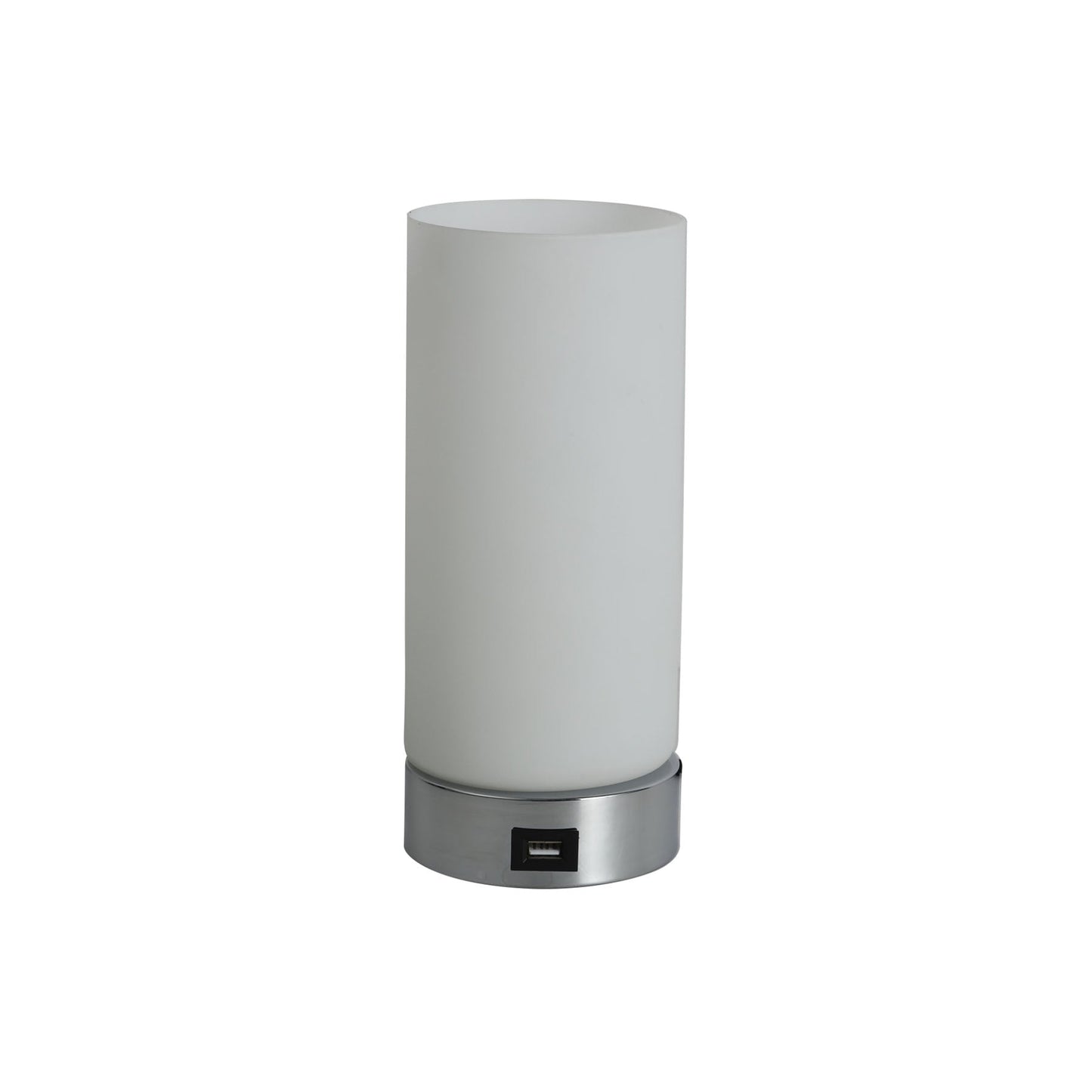 Cylinder Touch Lamp with USB Port