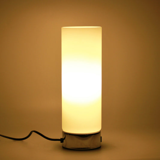 Cylinder Touch Lamp with USB Port