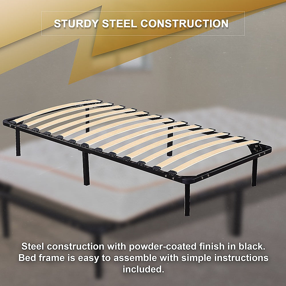 Eliana Metal Bed Frame - Black Single