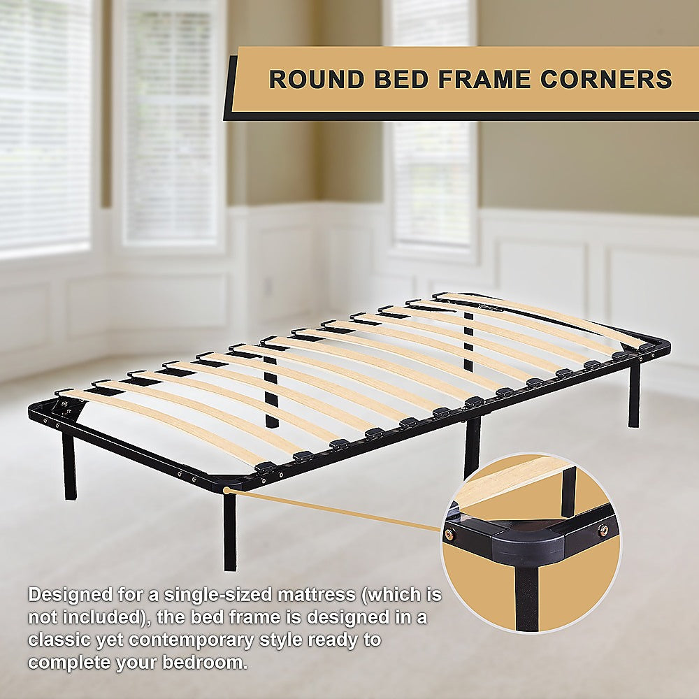 Eliana Metal Bed Frame - Black Single