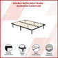 Eliana Metal Bed Frame - Black Double