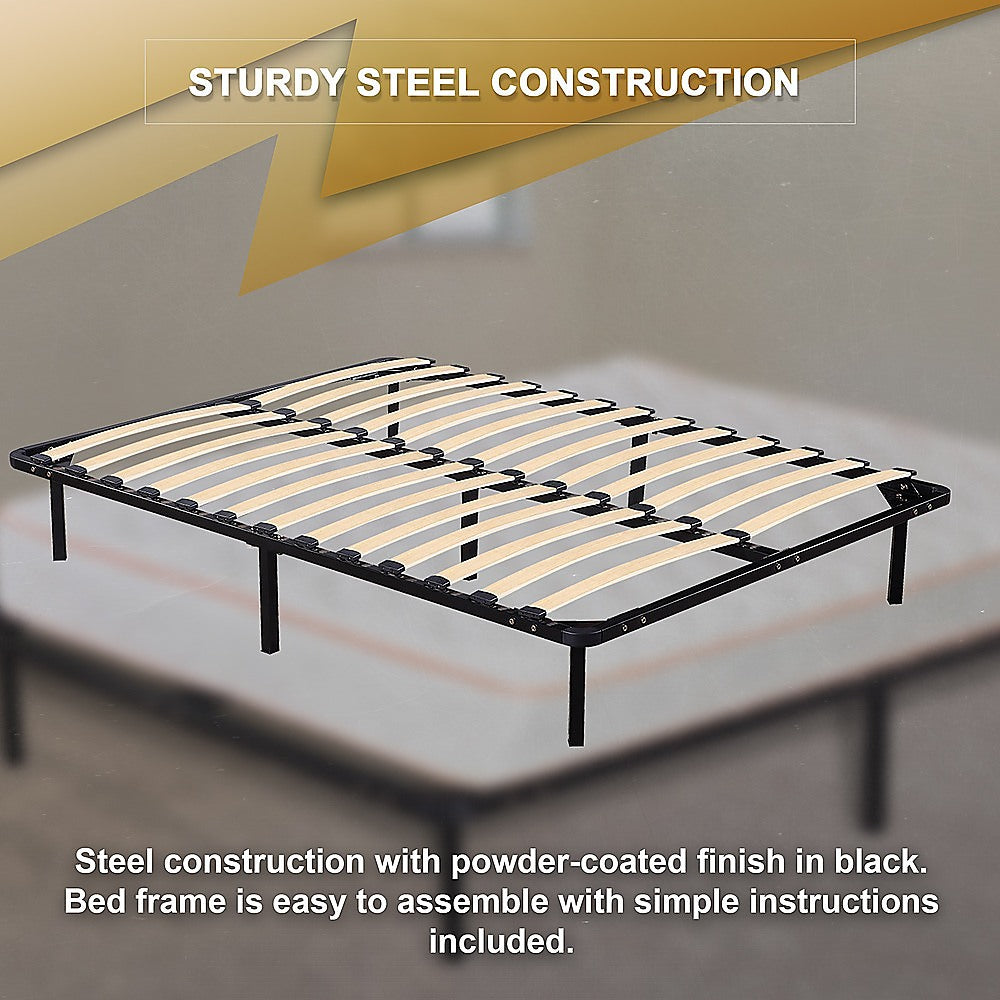 Eliana Metal Bed Frame - Black Double