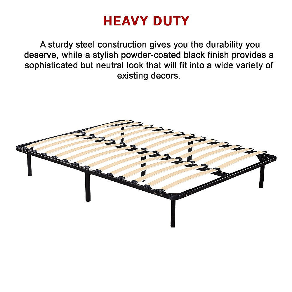 Eliana Metal Bed Frame - Black Double