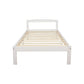 Gilly Wooden Bed Frame - White Single