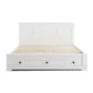 Isabelle Maragaux Lifestyle Bed Frame with Storage Drawers - White Queen
