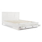 Isabelle Maragaux Lifestyle Bed Frame with Storage Drawers - White Queen