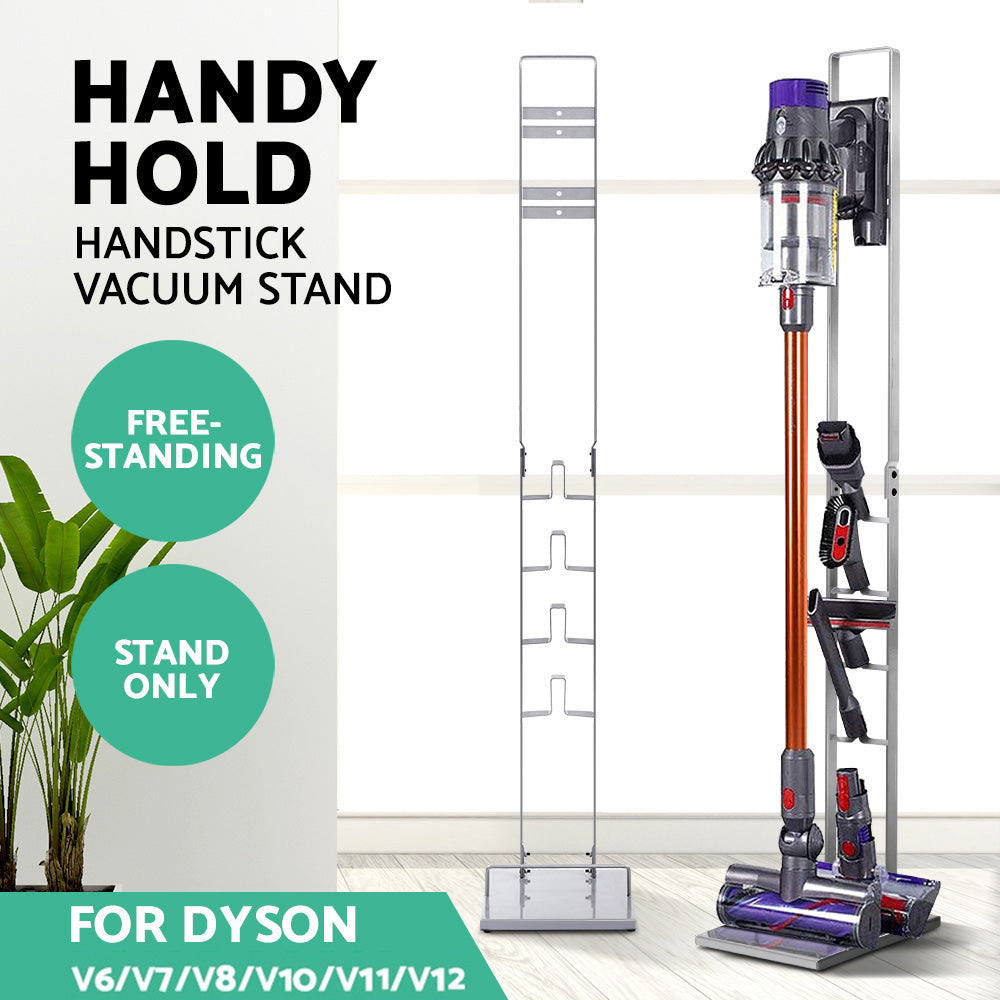 Freestanding Vacuum Stand Rack For Dyson Handheld Cleaner V6 V7 V8 V10 V11 Silver