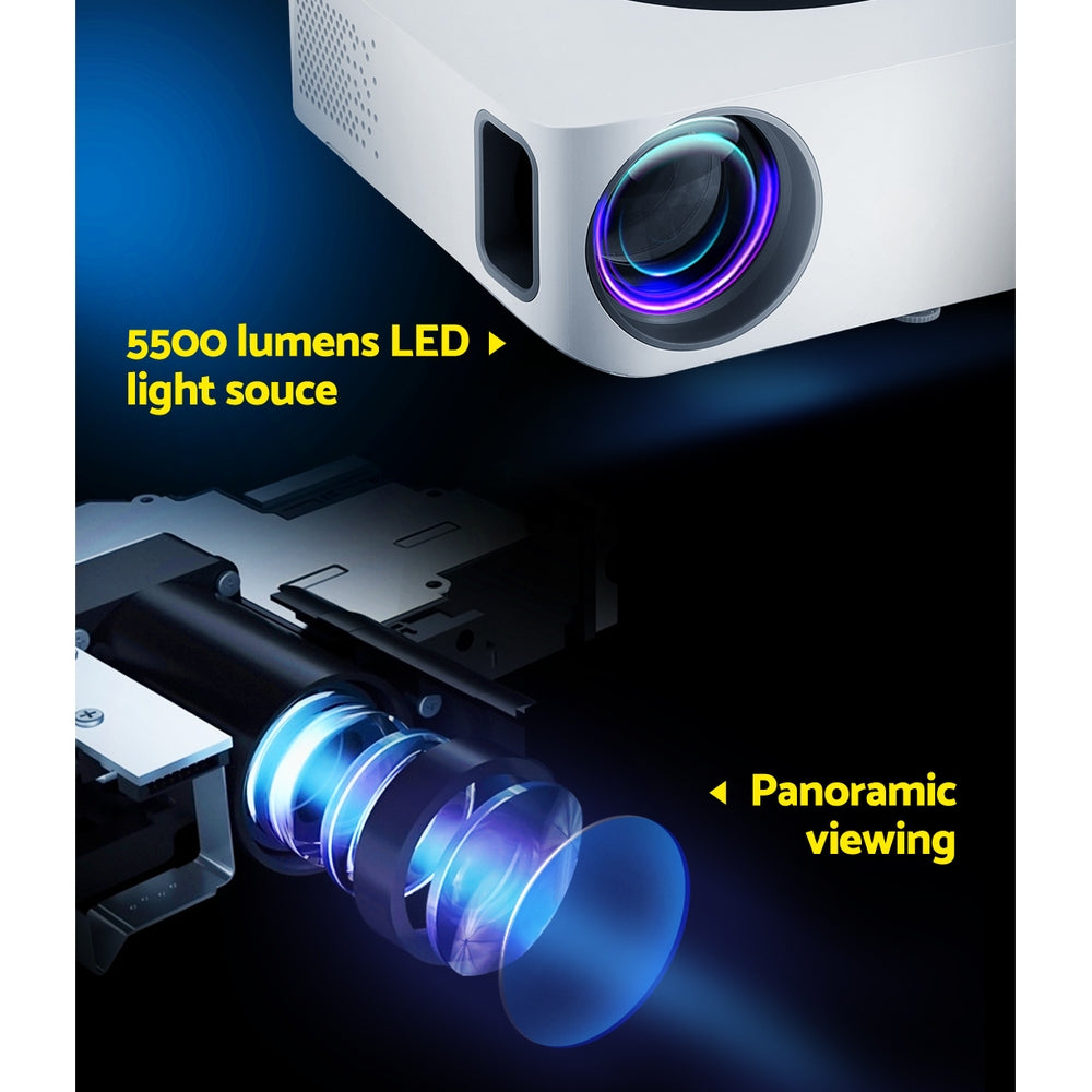 Wifi Bluetooth Video Projector Touch Screen 1080P Portable Home Cinema