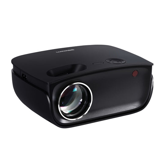 Mini Video Projector Wifi USB HDMI Portable 2000 Lumens HD 1080P Home in Black