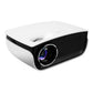 Mini Video Projector Wifi USB HDMI Portable 2000 Lumens HD 1080P Home Theater White