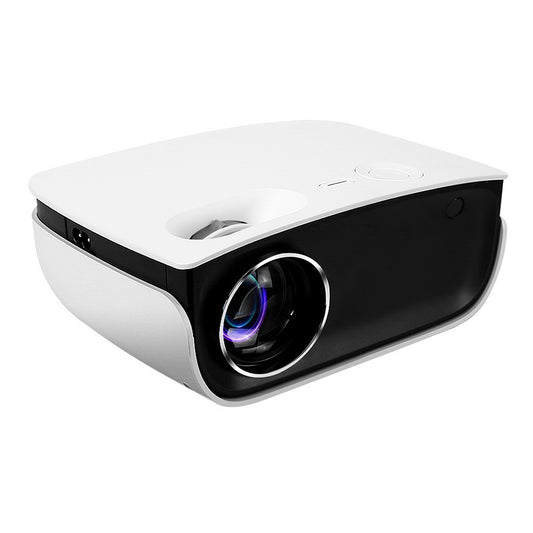 Mini Video Projector Wifi USB HDMI Portable 2000 Lumens HD 1080P Home Theater White