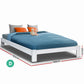 Sapphire Bed & Mattress Package - White Double