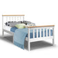 Camden Wooden Bed Frame Bedroom Furniture Kids - Single