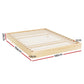 Lily Bed Frame Floating Wooden Base Platform - Timber Double