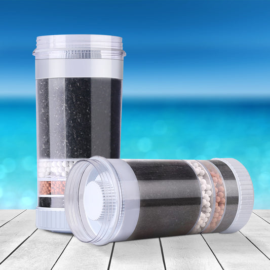 Water Cooler Filter Purifier 2 Pack Ceramic Carbon Mineral Cartridge
