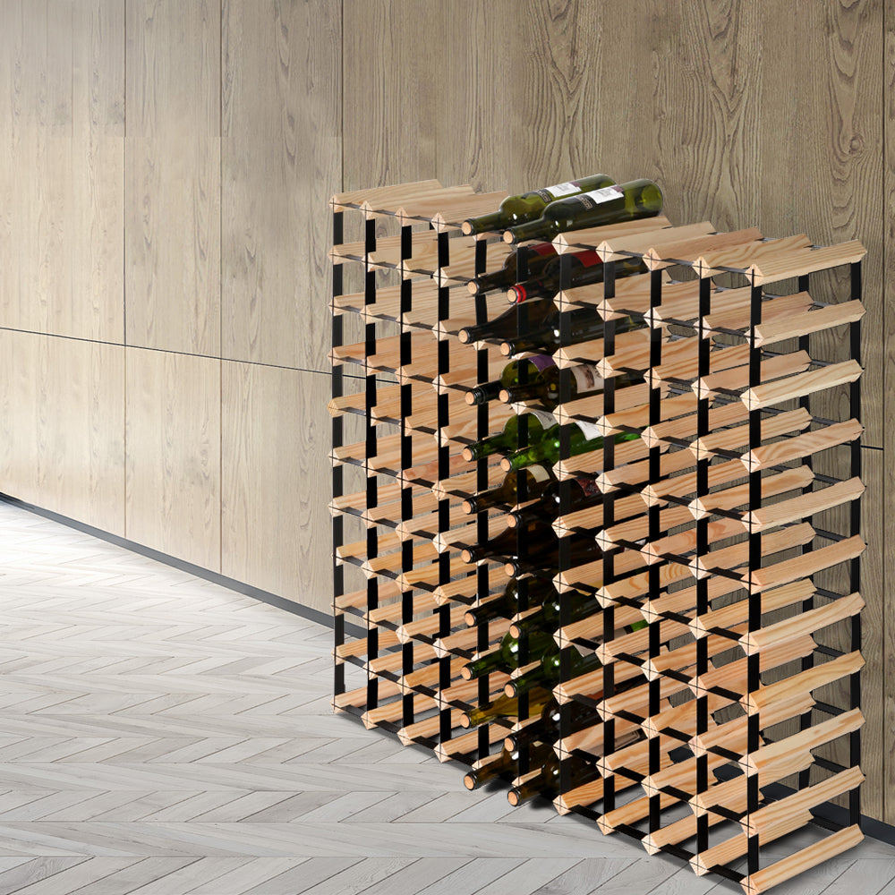 110 Bottle Timber Wine Rack