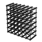 42 Bottle Wine Rack Black