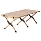 Outdoor Furniture Wooden Egg Roll Picnic Table Camping Desk 120CM