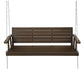 Harlow 3 Seater Gardeon Porch Swing Chair with Chain Bench Wooden - Brown