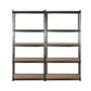 4x1.8M Garage Shelving Warehouse Rack Storage Shelves Pallet Racking Charcoal