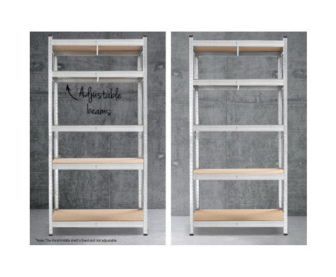 Giants 3x1.8M Warehouse Shelving Rack Racking Garage Metal Storage Shelves