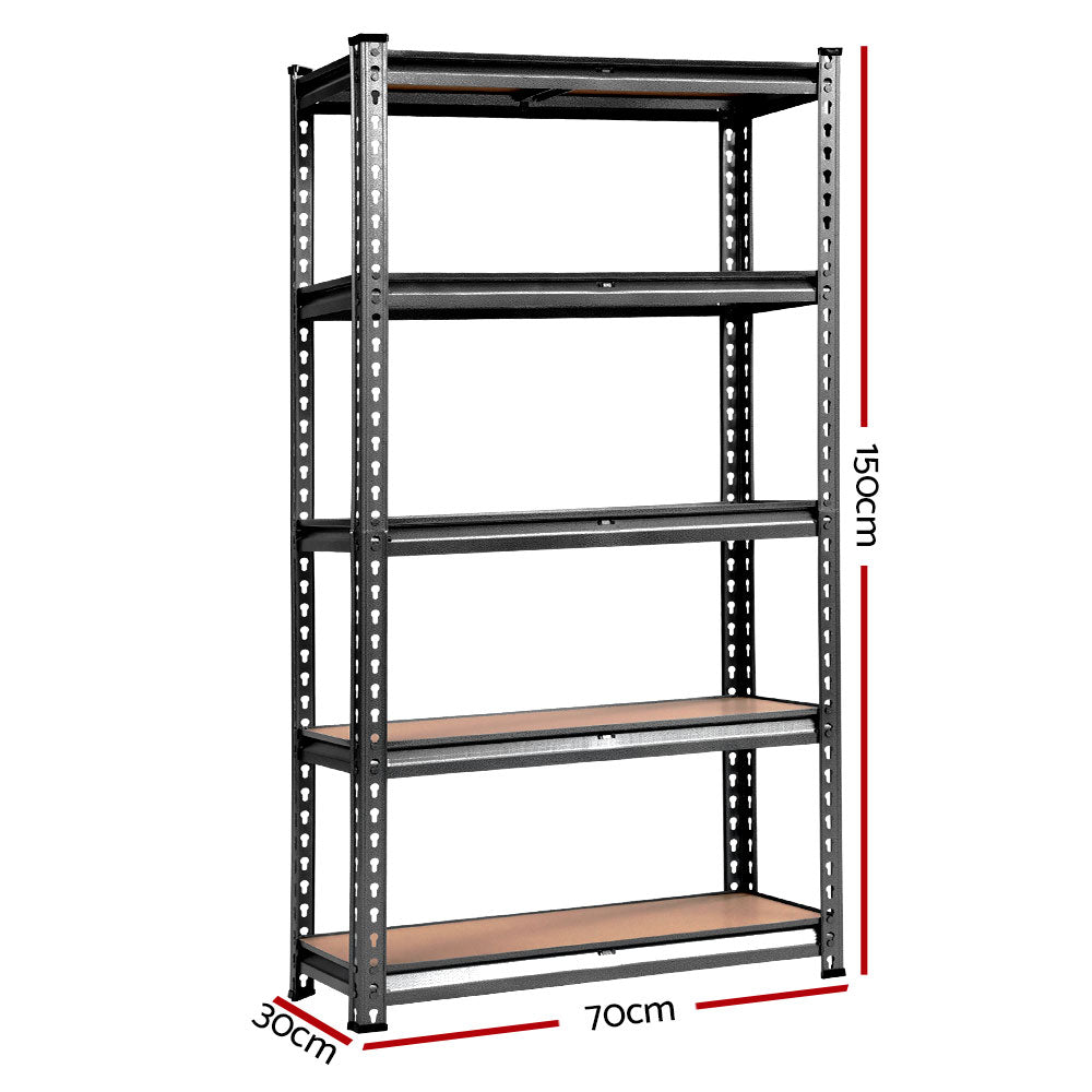 4x1.5m Warehouse Racking Shelving Storage Rack Steel Garage Shelf Shelves