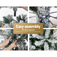 6ft 1.8m 758 Tips Christmas Tree xmas Trees Decorations Snowy