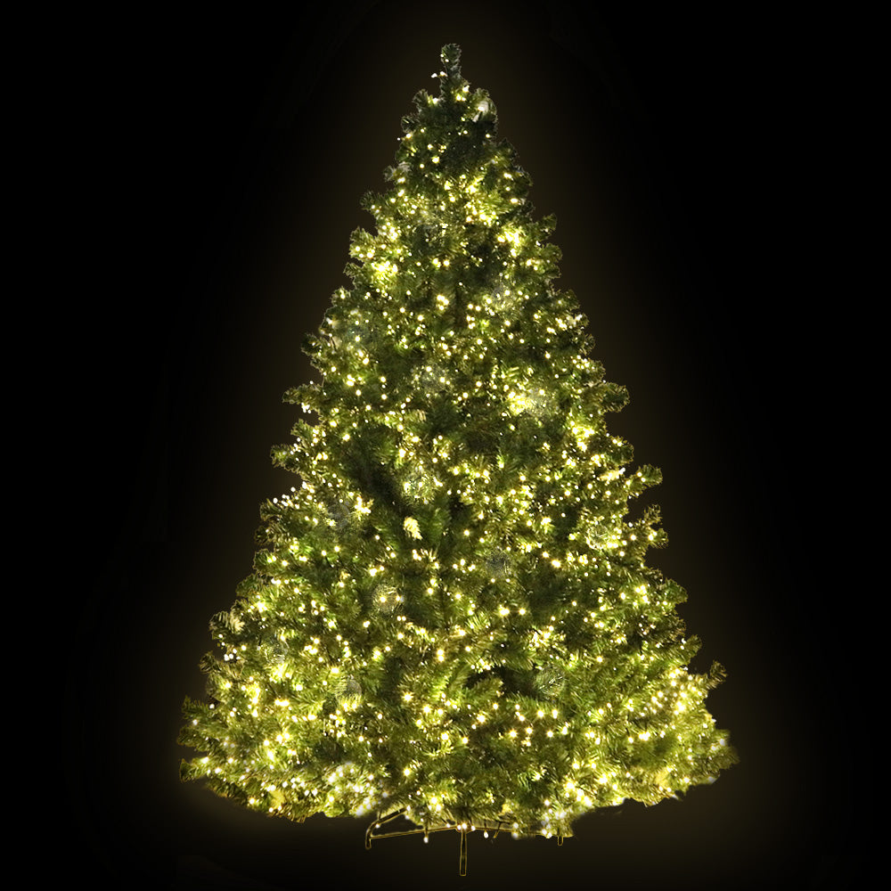 6ft 1.8m 1980 LED Christmas Tree Xmas Tree Decorations 8 Light Mode - Warm White