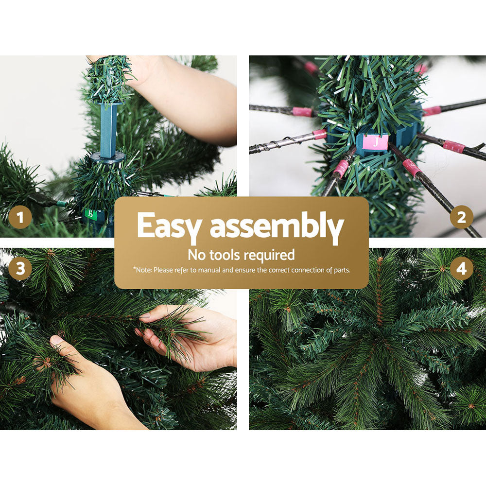 7ft 2.1m 1584 Tips Christmas Tree Xmas Tree Decorations Pine Needles