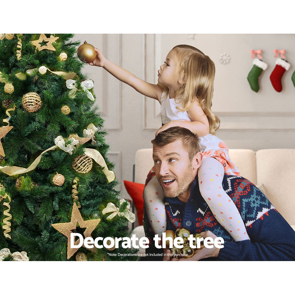 8ft 2.4m 2100 Tips Christmas Tree Xmas Tree Decorations Pine Needles