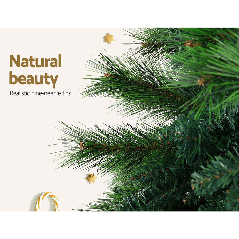8ft 2.4m 2100 Tips Christmas Tree Xmas Tree Decorations Pine Needles
