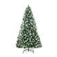 9ft 2.7m 1765 Tips Christmas Tree with Pine Needle Snowy Xmas Tree Green