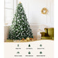 9ft 2.7m 1765 Tips Christmas Tree with Pine Needle Snowy Xmas Tree Green