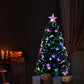 4ft 1.2m 150 Tips Christmas Tree Optic Fibre LED Xmas tree - Multi Colour