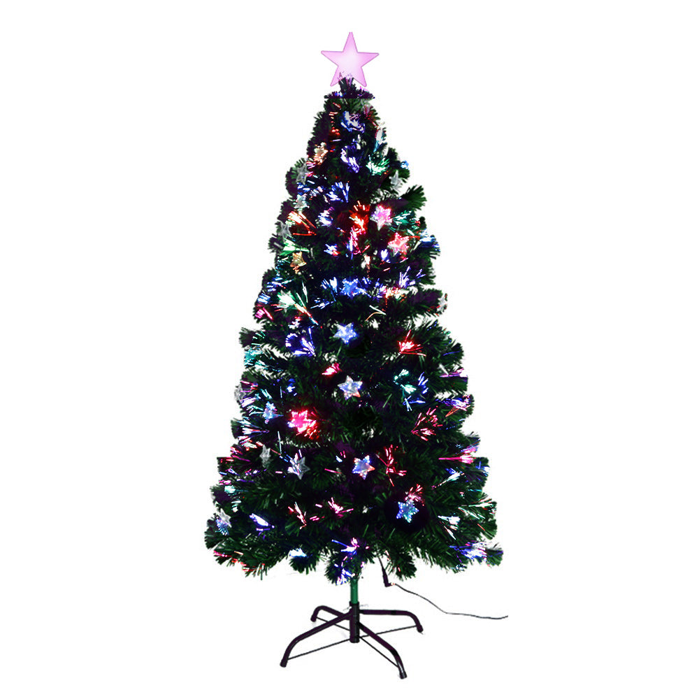 5ft 1.5m 180 Tips Christmas Tree Optic Fibre Xmas tree - Multi Colour