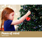 6ft 1.8m 300 Tips Christmas Tree Optic Fibre LED Xmas tree - Multi Colour