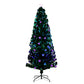 7ft 2.1m 280 Tips Christmas Tree Optic Fibre LED Xmas tree - Multi Colour