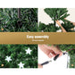 7ft 2.1m 280 Tips Christmas Tree Optic Fibre LED Xmas tree - Multi Colour