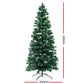 7ft 2.1m 270 Tips Christmas Tree xmas Multi Colour Lights Optic Fibre Multicoloured