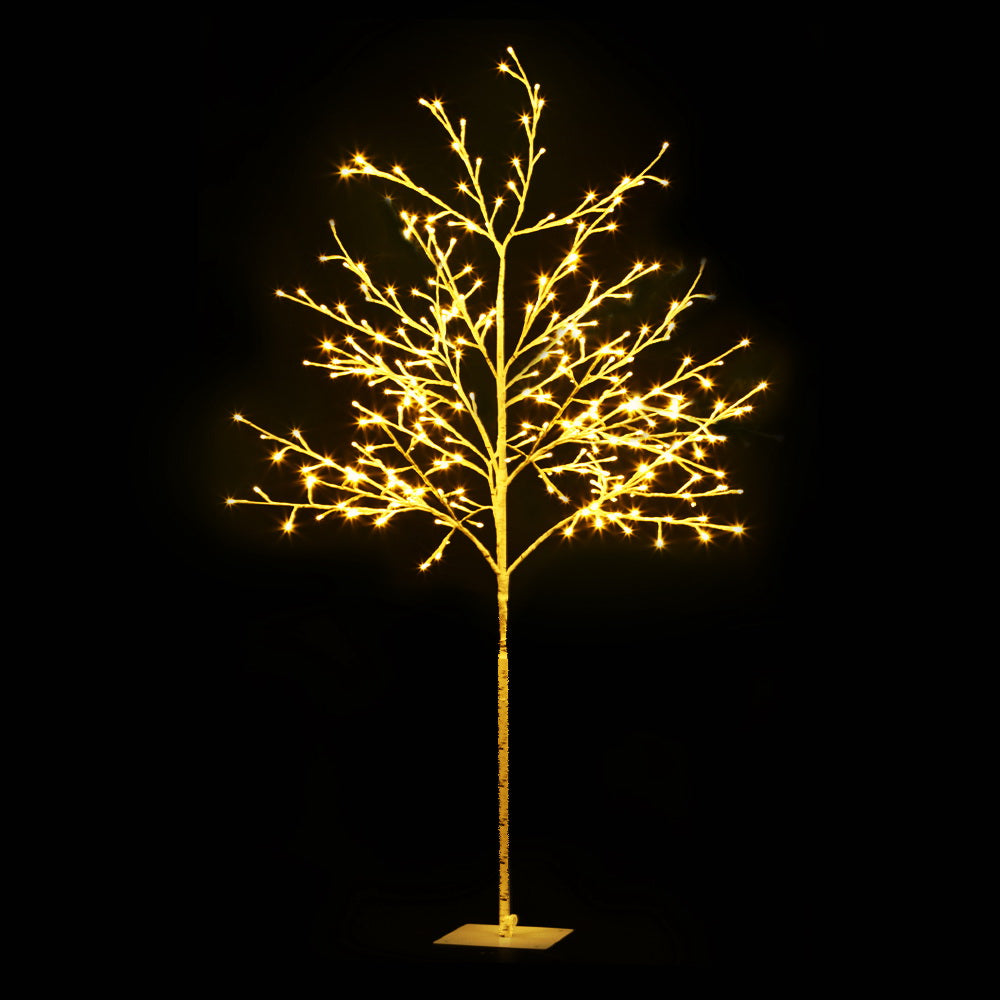 5ft 1.5m 304 LED Christmas Tree Lights Xmas Tree Décor - Warm White