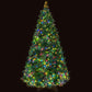 7ft 2.1m 1134 Tips Christmas Tree Xmas Tree Decoration 8 Light Mode - Multi Colour