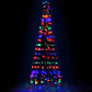 12 ft 3.6m 400 LED Solar Christmas Tree Xmas Tree Decor 8 Light Modes - Multi Colour