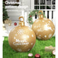 Giant Bauble Ball Christmas Inflatable Outdoor Xmas Decoration Gold - 60cm