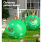 Merry Giant Bauble Ball Christmas Inflatable Ball Bauble Outdoor Decoration Green - 60cm