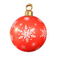 Christmas Inflatable Ball Bauble 60cm Outdoor Decoration Red