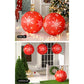 Snowflake Giant Bauble Ball Christmas Inflatable LED Outdoor Xmas Decoration Red - 60cm
