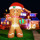 Gingerbread Christmas Inflatable Illuminated Xmas Decorations - 2.4M