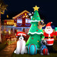 Christmas Inflatable Santa Tree 3M Illuminated Decorations